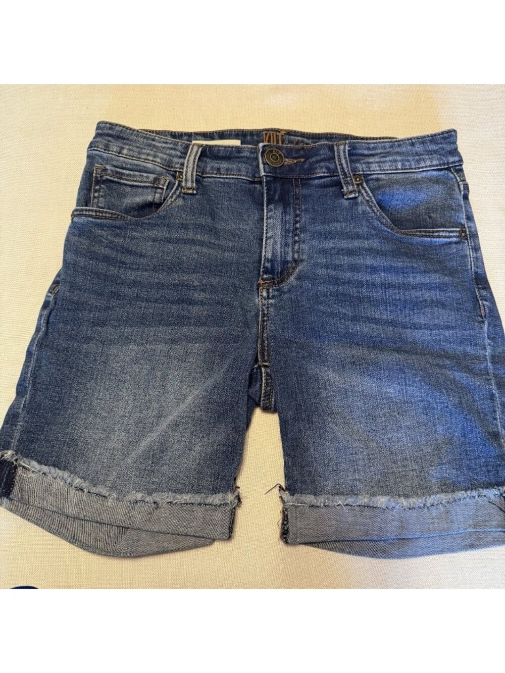 Kut From the Kloth Katy Boyfriend Shorts Cuffed Denim - Size 2